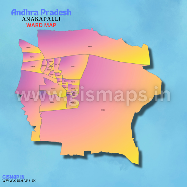 ANAKAPALLI (Andhra Pradesh) Ward map